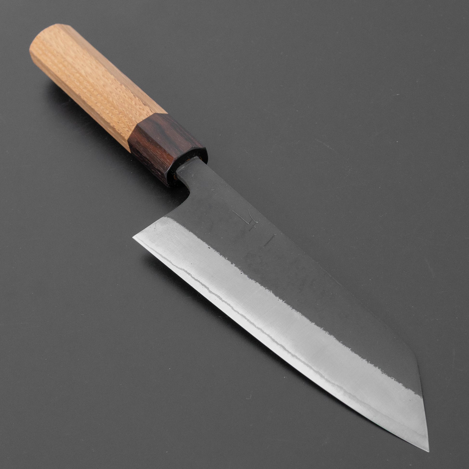 Hitohira Nihei White #2 Stainless Clad Kurouchi Bunka 165mm Chestnut Handle