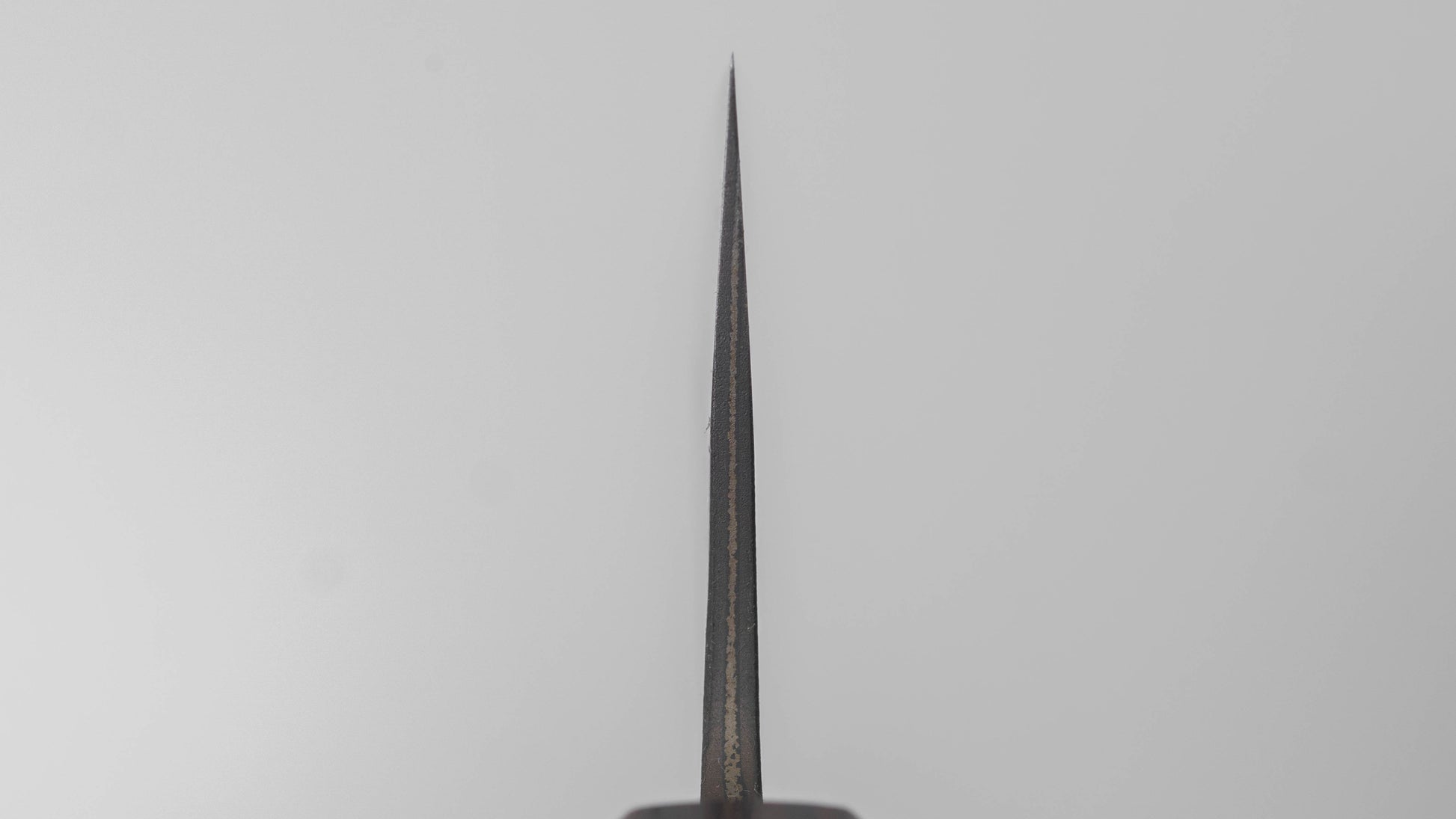 Hitohira Nihei White #2 Stainless Clad Kurouchi Bunka 165mm Chestnut Handle