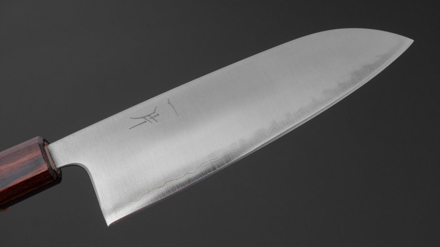 Hitohira Futana SB Migaki Santoku 170mm Keyaki Zelkova Handle