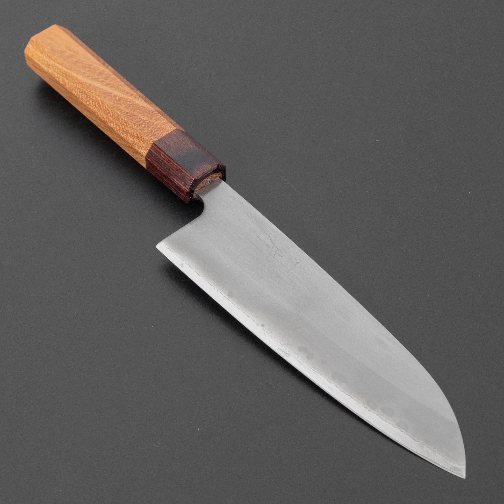 Hitohira Futana White #1 Migaki Santoku 170mm Keyaki Zelkova Handle