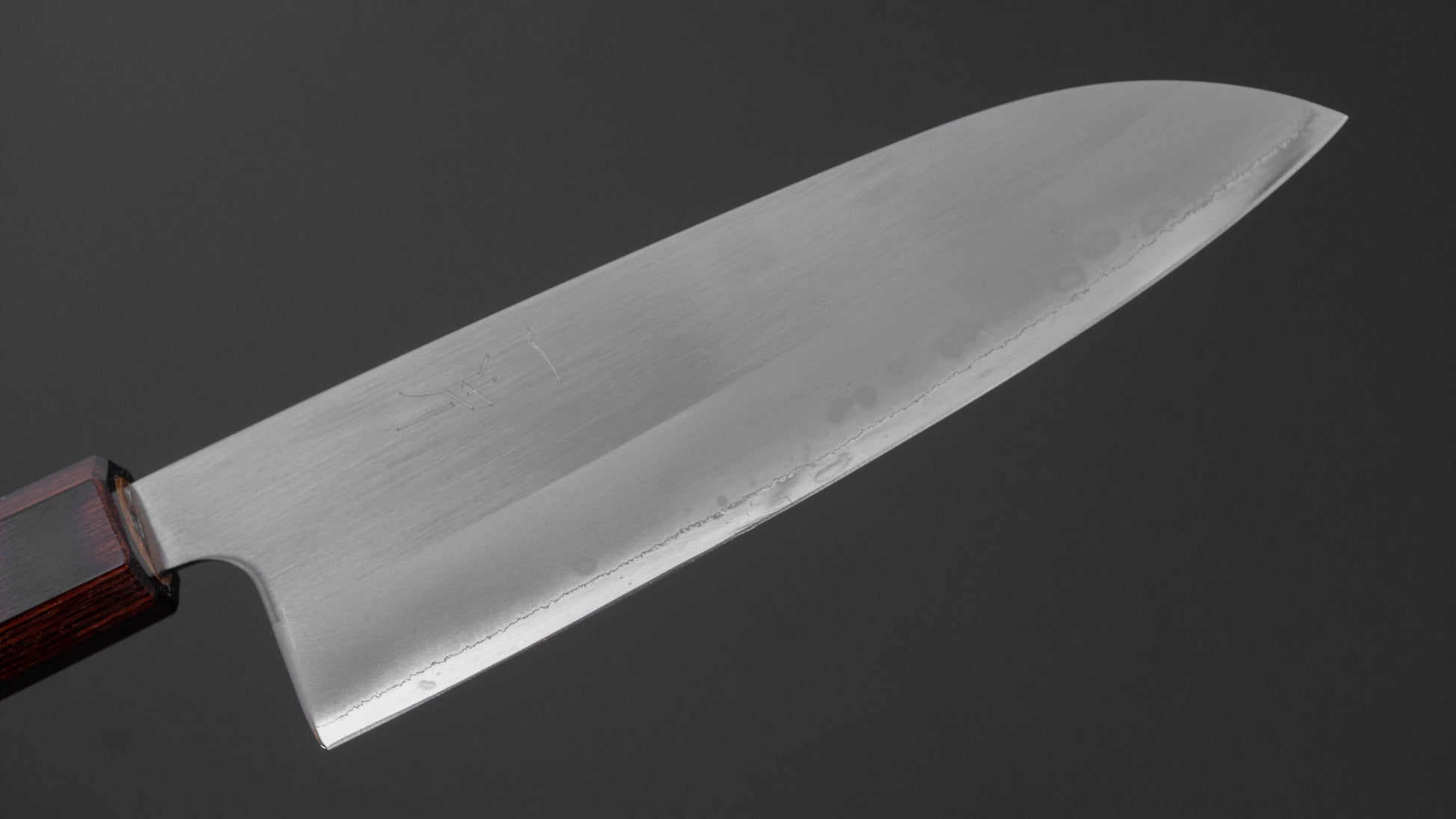 Hitohira Futana White #1 Migaki Santoku 170mm Keyaki Zelkova Handle