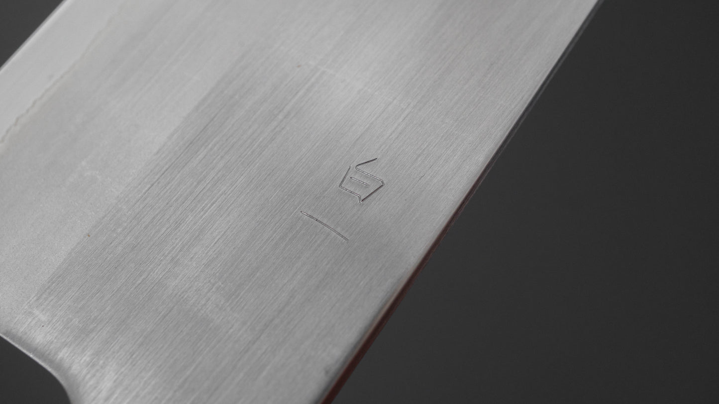 Hitohira Futana White #1 Migaki Santoku 170mm Keyaki Zelkova Handle