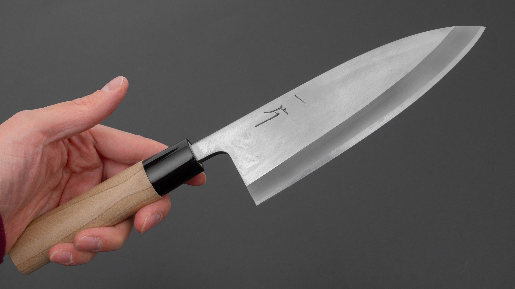 Hitohira Carbon Deba 165mm Ho Wood Handle