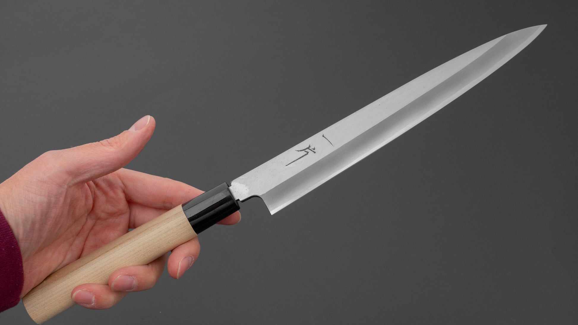 Hitohira Carbon Yanagiba 210mm Ho Wood Handle