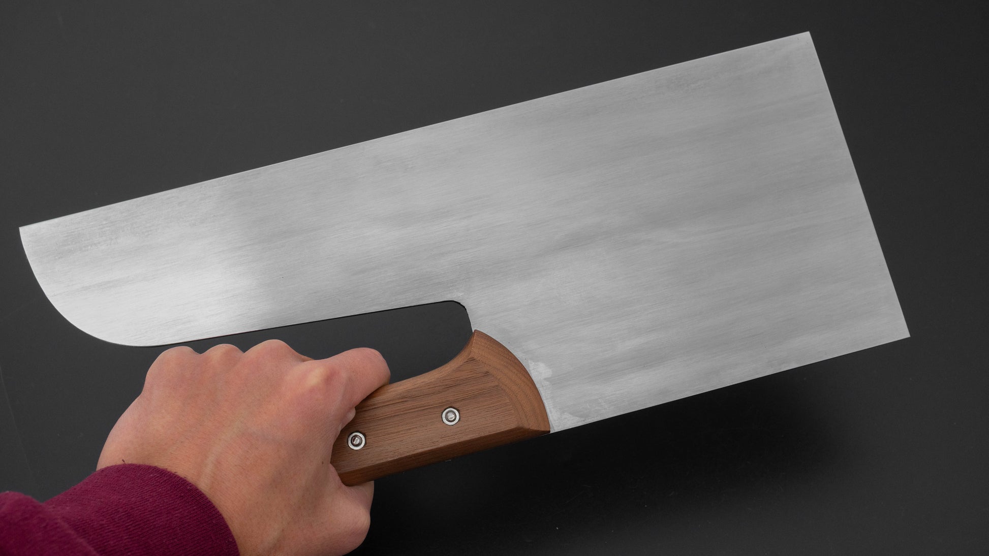 Hitohira White #2 Migaki Sobakiri 330mm Walnut Handle