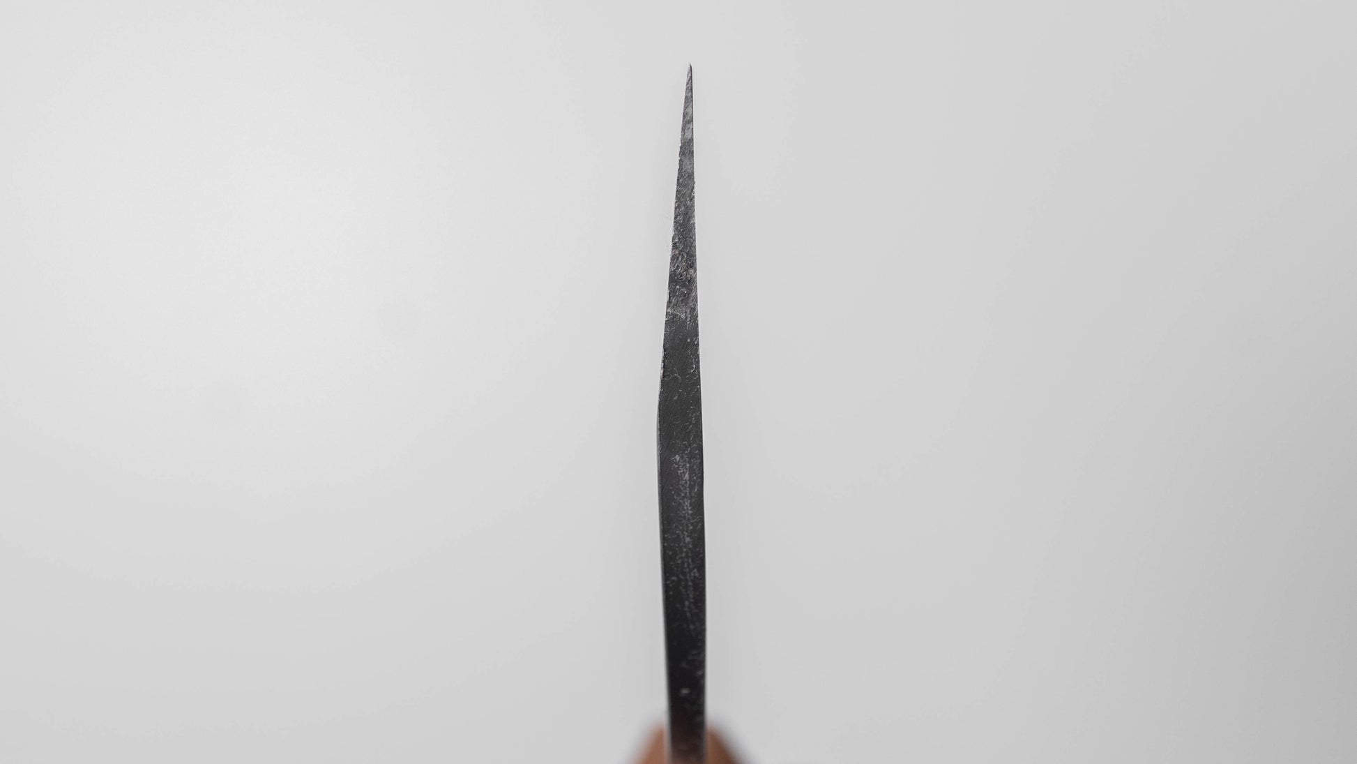 Hitohira White #2 Migaki Sobakiri 330mm Walnut Handle