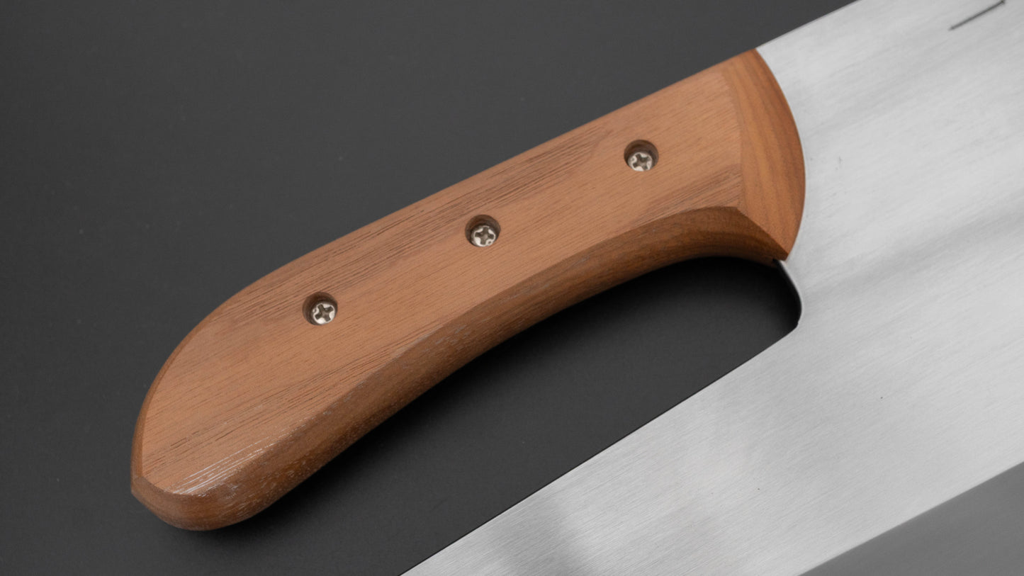 Hitohira White #2 Migaki Sobakiri 330mm Walnut Handle