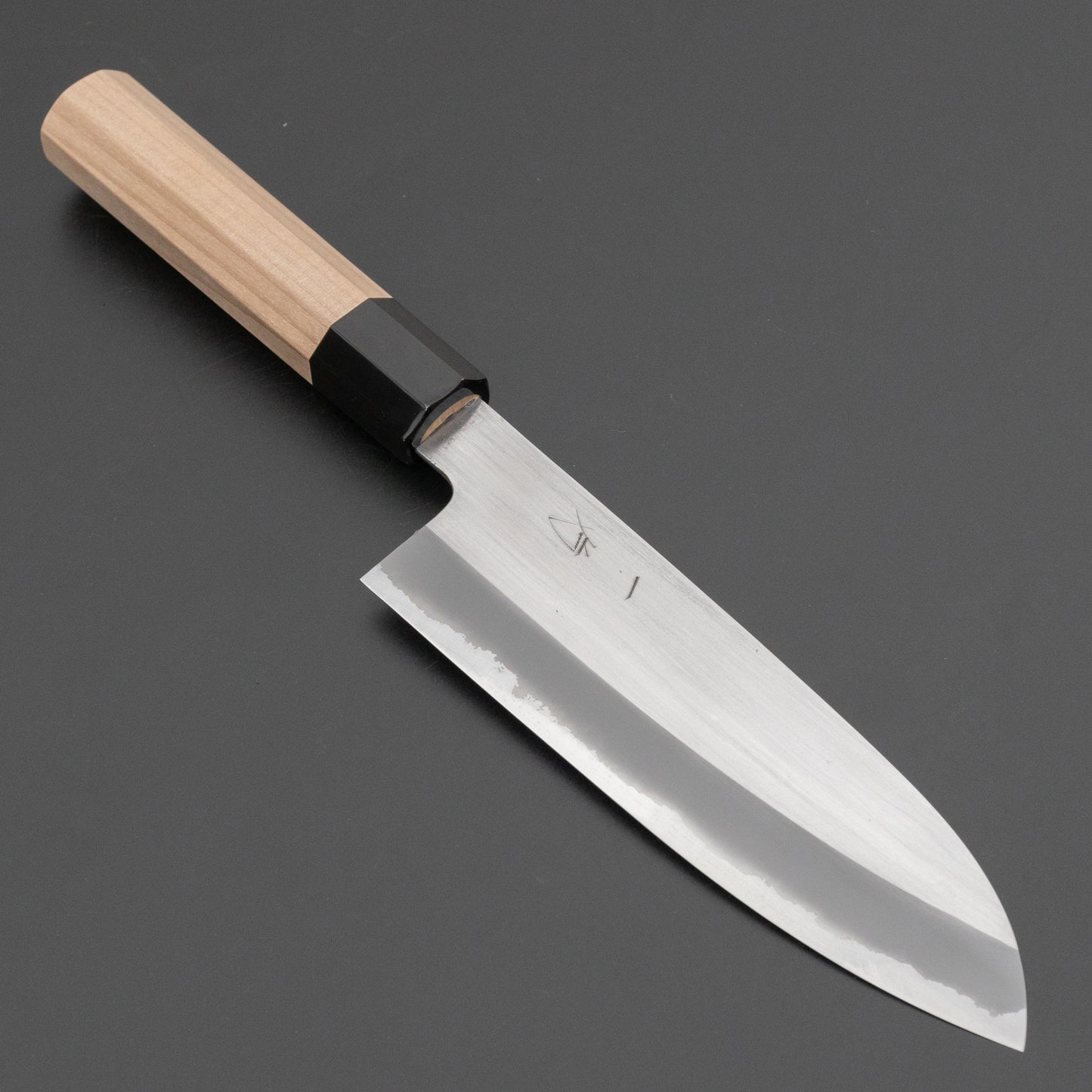 Hitohira Hinode Migaki White #2 Santoku 165mm Ho Wood Handle (#02)