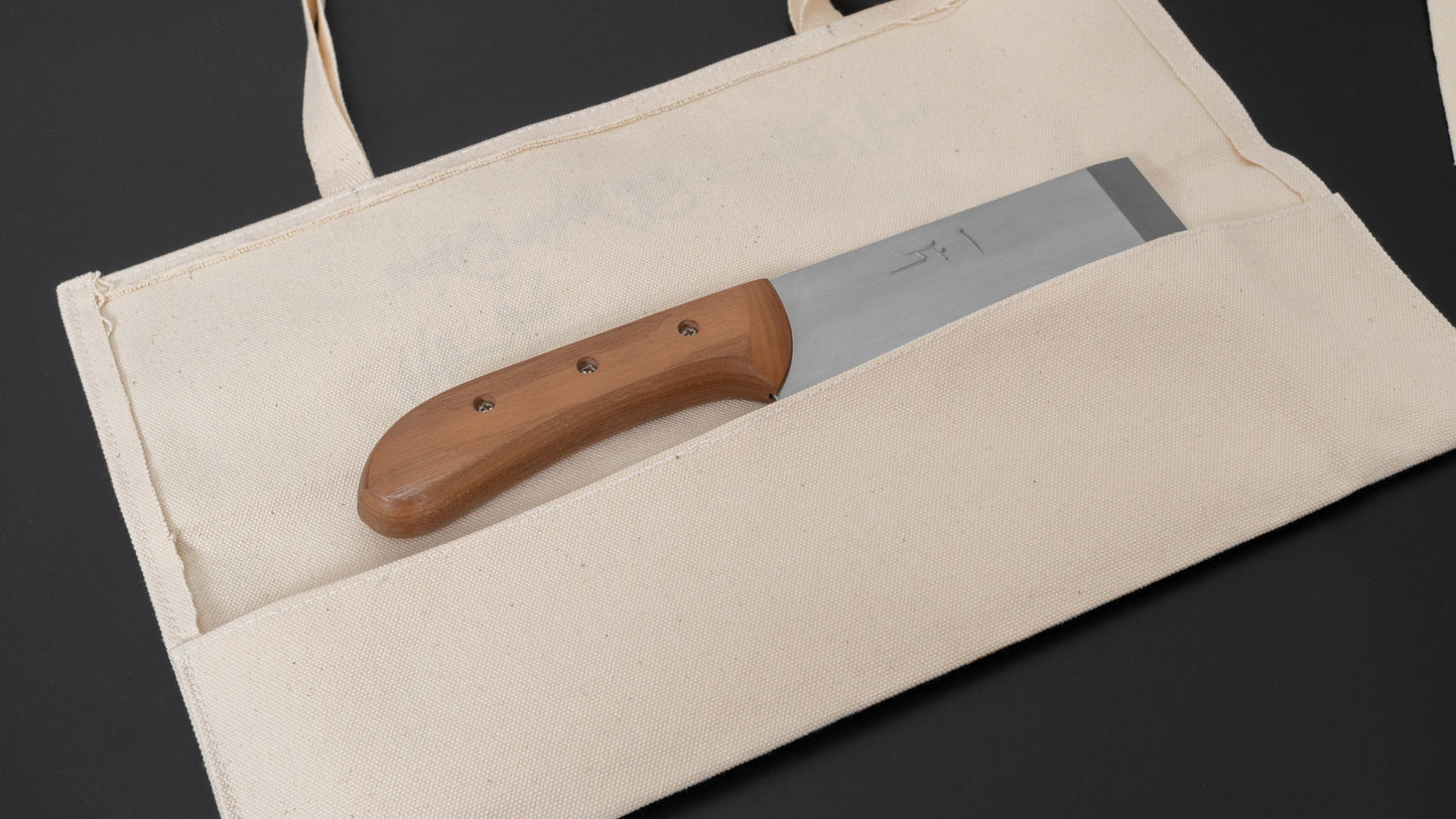 Hitohira White #2 Migaki Sobakiri 330mm Walnut Handle
