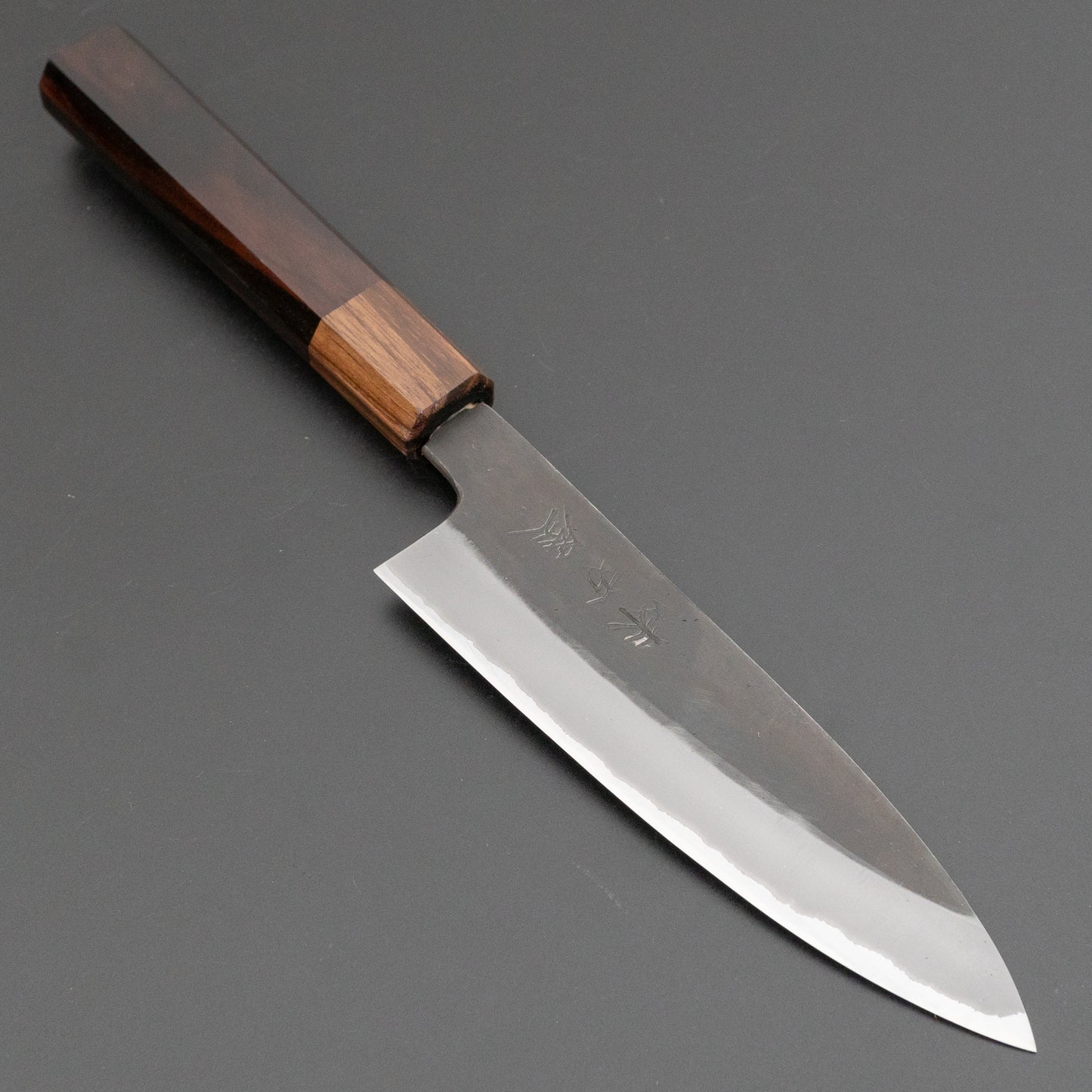 Ajikataya Kurouchi White #2 Stainless Clad Petty 135mm Ebony Handle (#07)