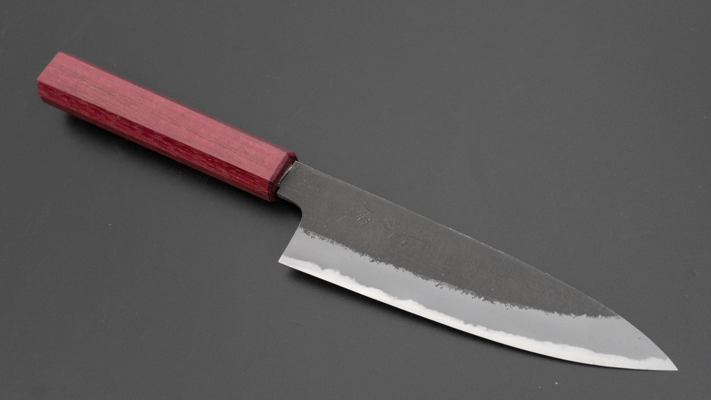 Ajikataya Nashiji White #2 Petty 135mm Purpleheart Handle (#08)