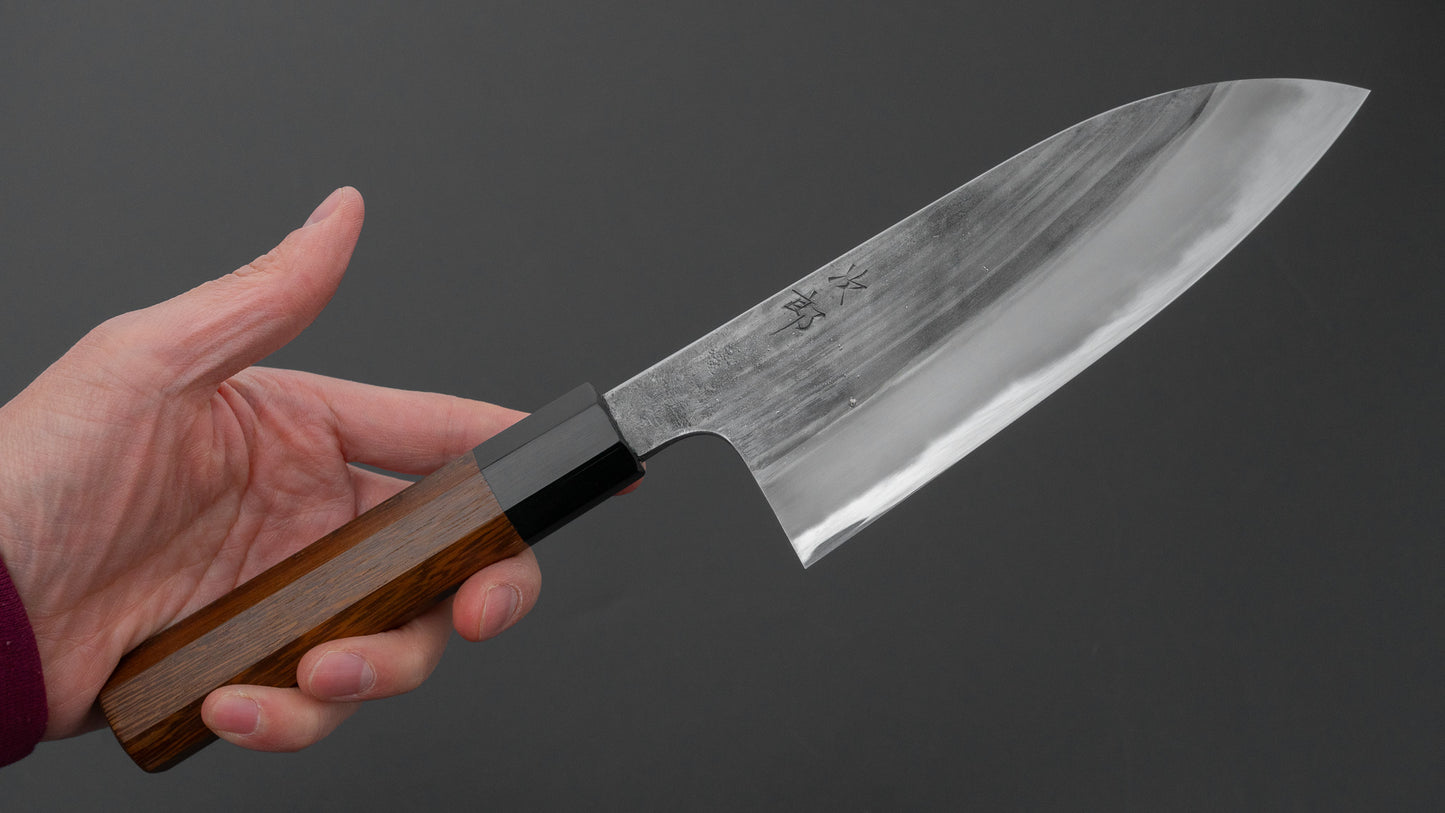 Jiro Tsuchime Wa Santoku 165mm Taihei Tagayasan Handle (#775)