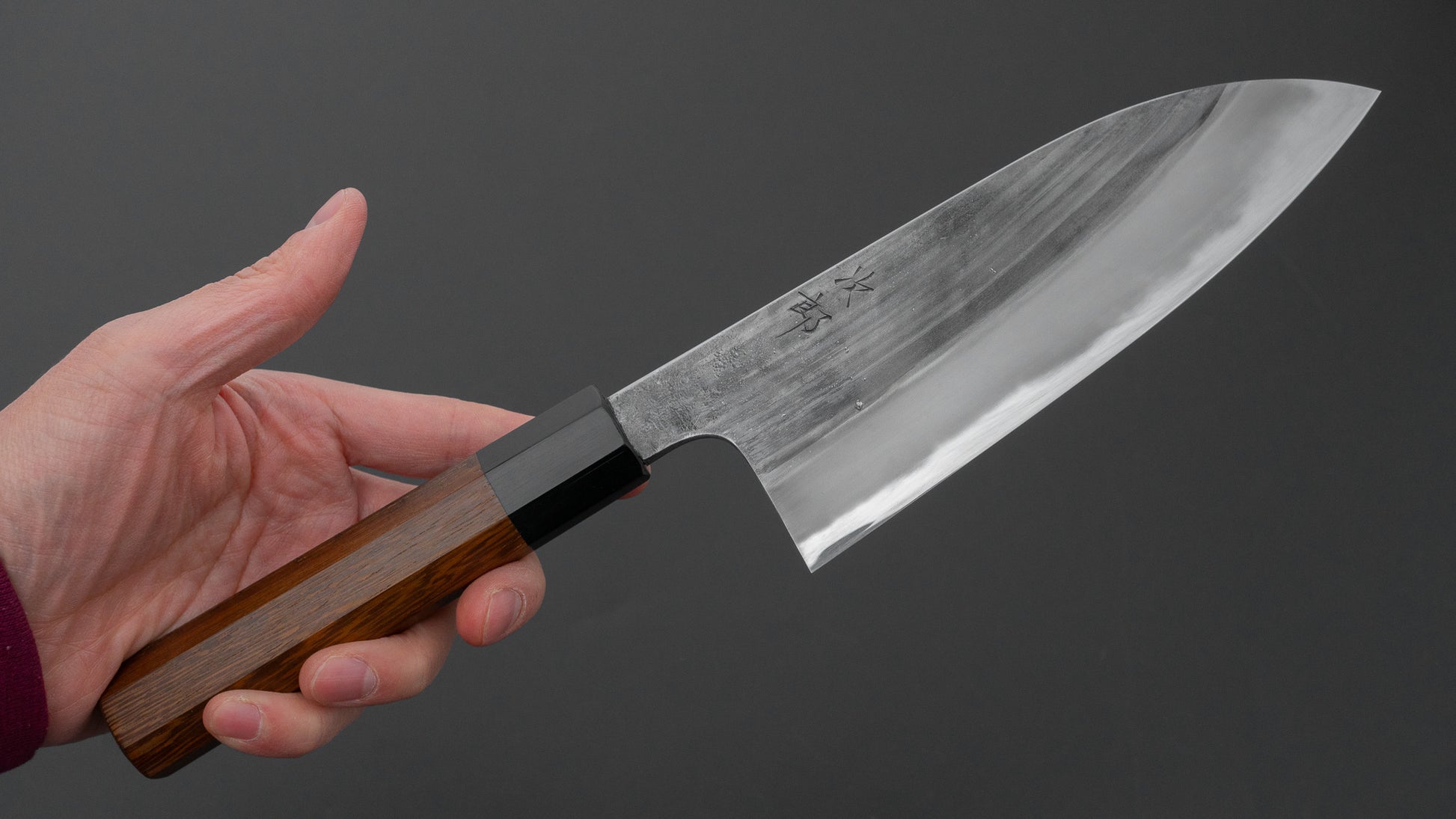 Jiro Tsuchime Wa Santoku 165mm Taihei Tagayasan Handle (#775)