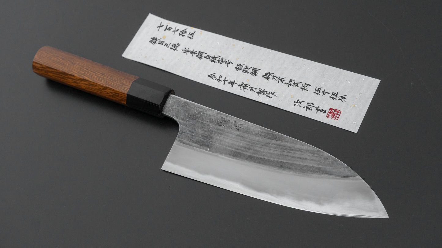 Jiro Tsuchime Wa Santoku 165mm Taihei Tagayasan Handle (#775)