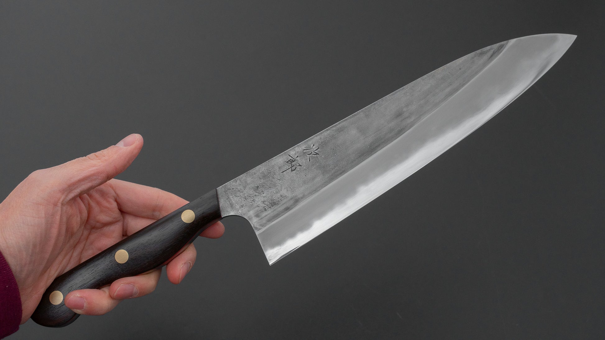 Jiro Tsuchime Yo Gyuto 240mm Ebony Handle (#779)