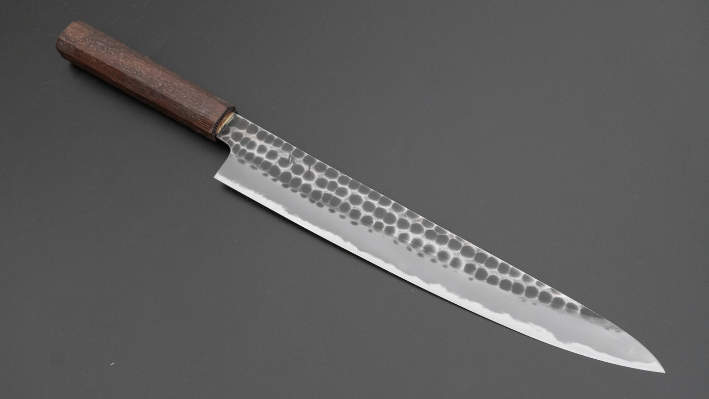 Hitohira Hinode Tsuchime White #2 Sujihiki 270mm Tagayasan Handle (#20)