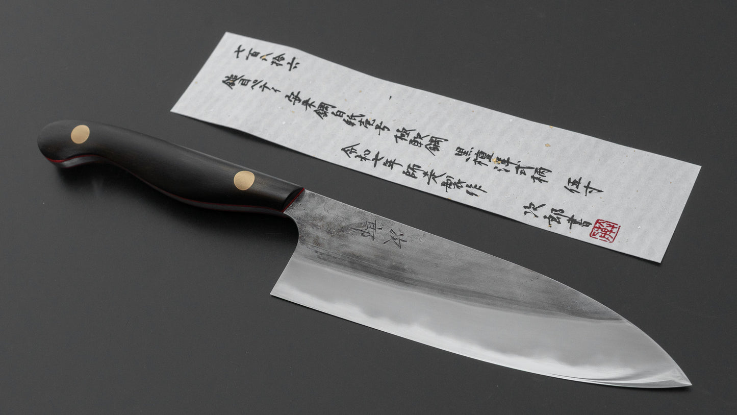 Jiro Tsuchime Yo Petty 150mm Ebony Handle (#786)