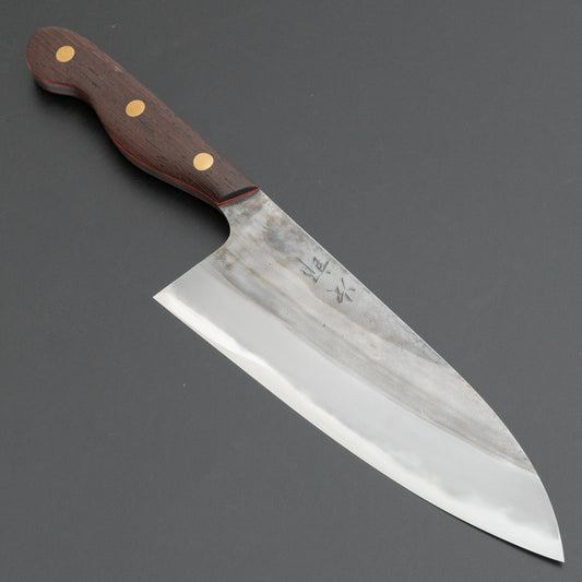 Jiro Tsuchime Yo Santoku 180mm Tagayasan Handle (#618)