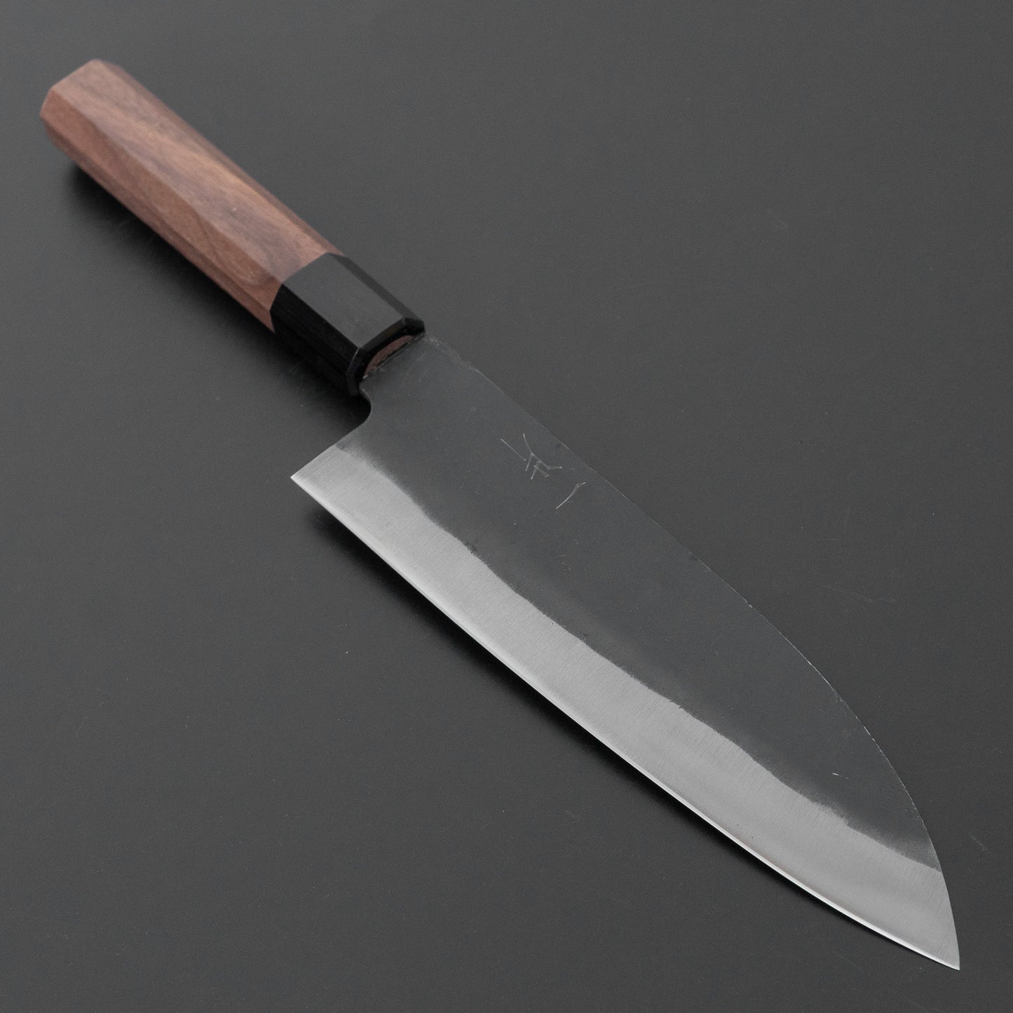 Hitohira Hizen Kurouchi Blue #1 Gyuto 180mm Walnut Handle