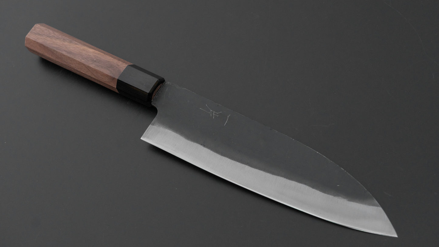 Hitohira Hizen Kurouchi Blue #1 Gyuto 180mm Walnut Handle