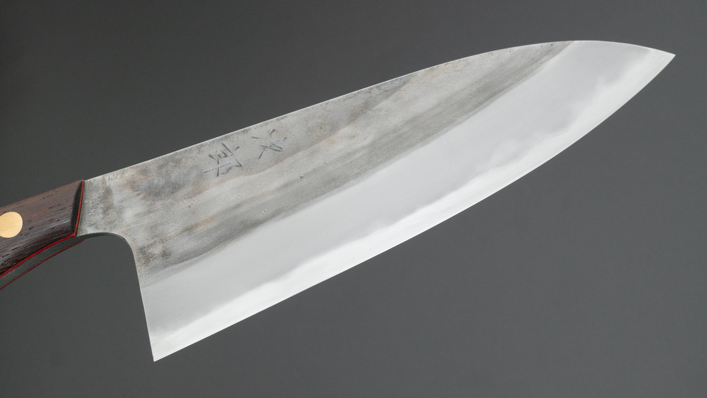 Jiro Tsuchime Yo Santoku 180mm Tagayasan Handle (#618)