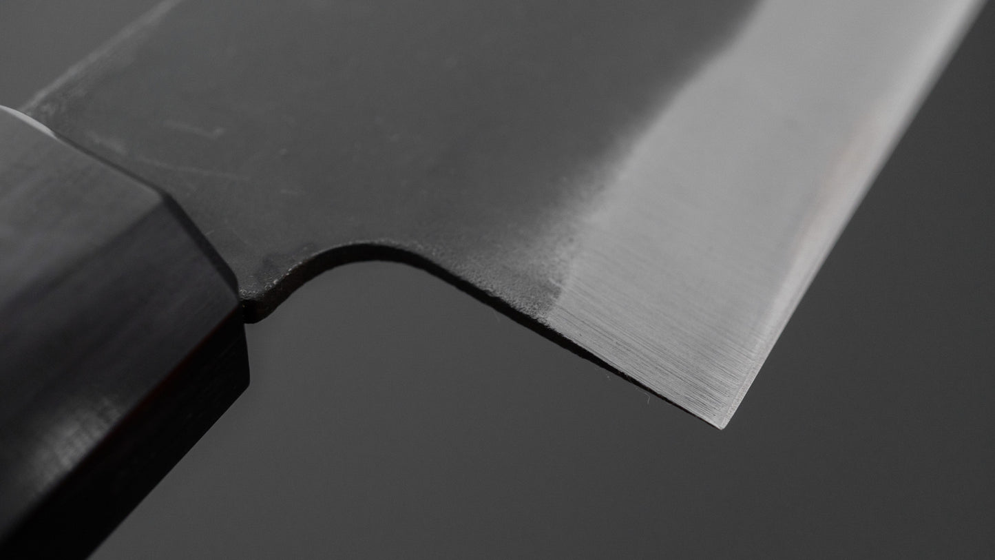 Hitohira Hizen Kurouchi Blue #1 Gyuto 180mm Walnut Handle