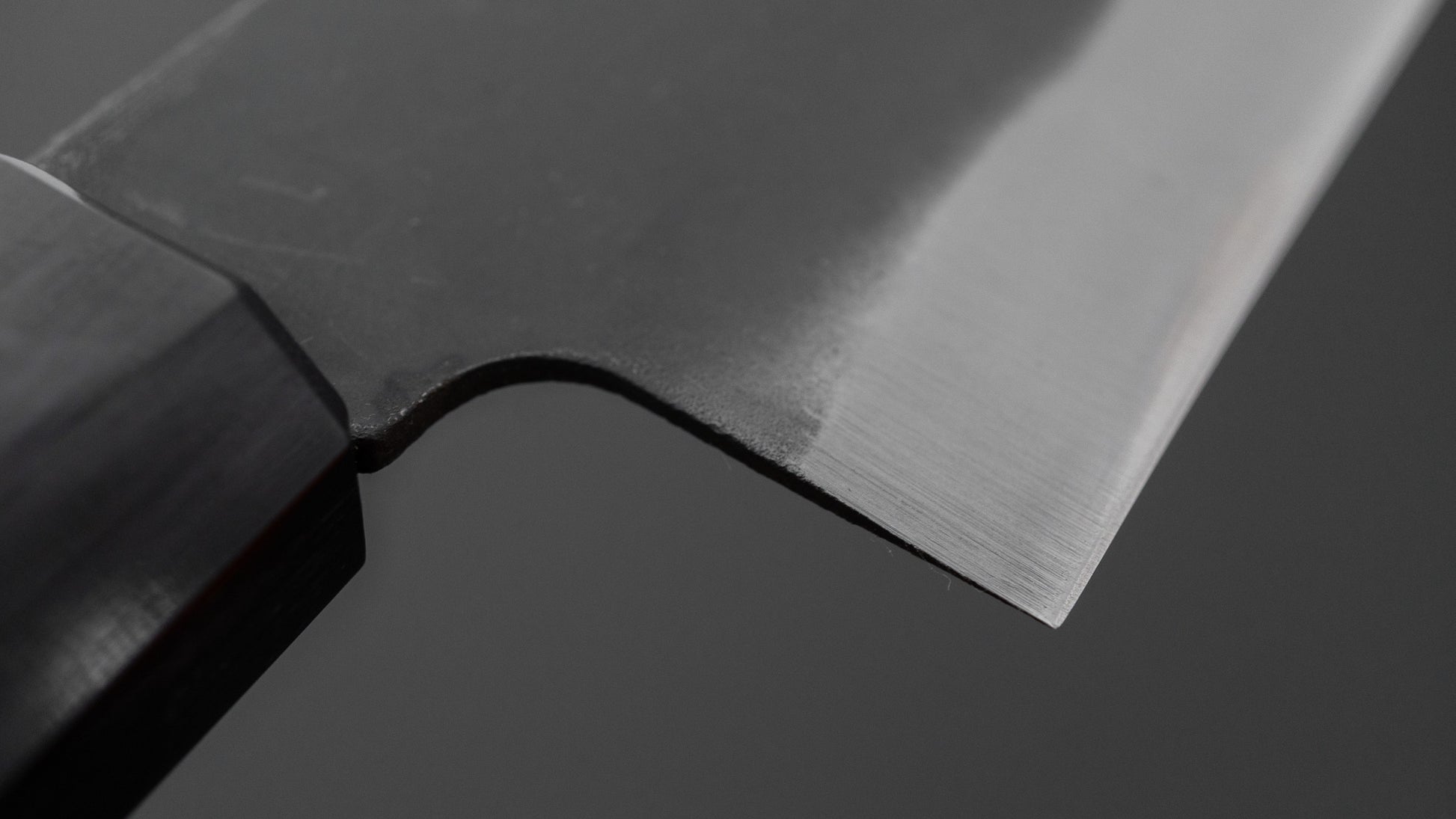 Hitohira Hizen Kurouchi Blue #1 Gyuto 180mm Walnut Handle