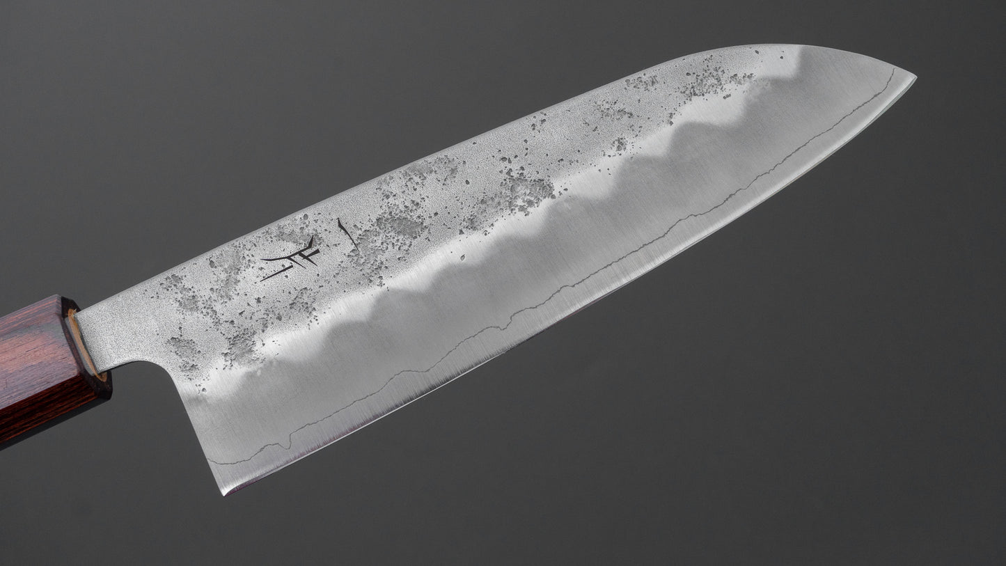 Hitohira Futana S3 Nashiji Santoku 170mm Keyaki Zelkova Handle