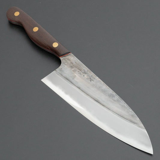 Jiro Tsuchime Yo Santoku 180mm Tagayasan Handle (#620)