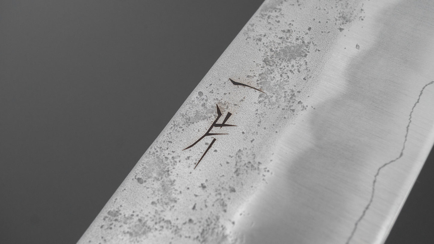 Hitohira Futana S3 Nashiji Santoku 170mm Keyaki Zelkova Handle