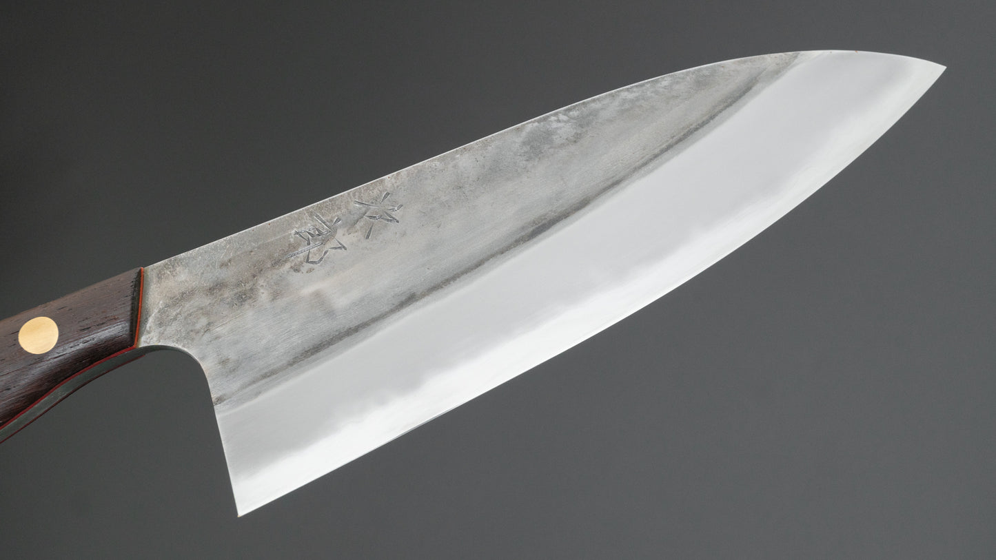 Jiro Tsuchime Yo Santoku 180mm Tagayasan Handle (#620)