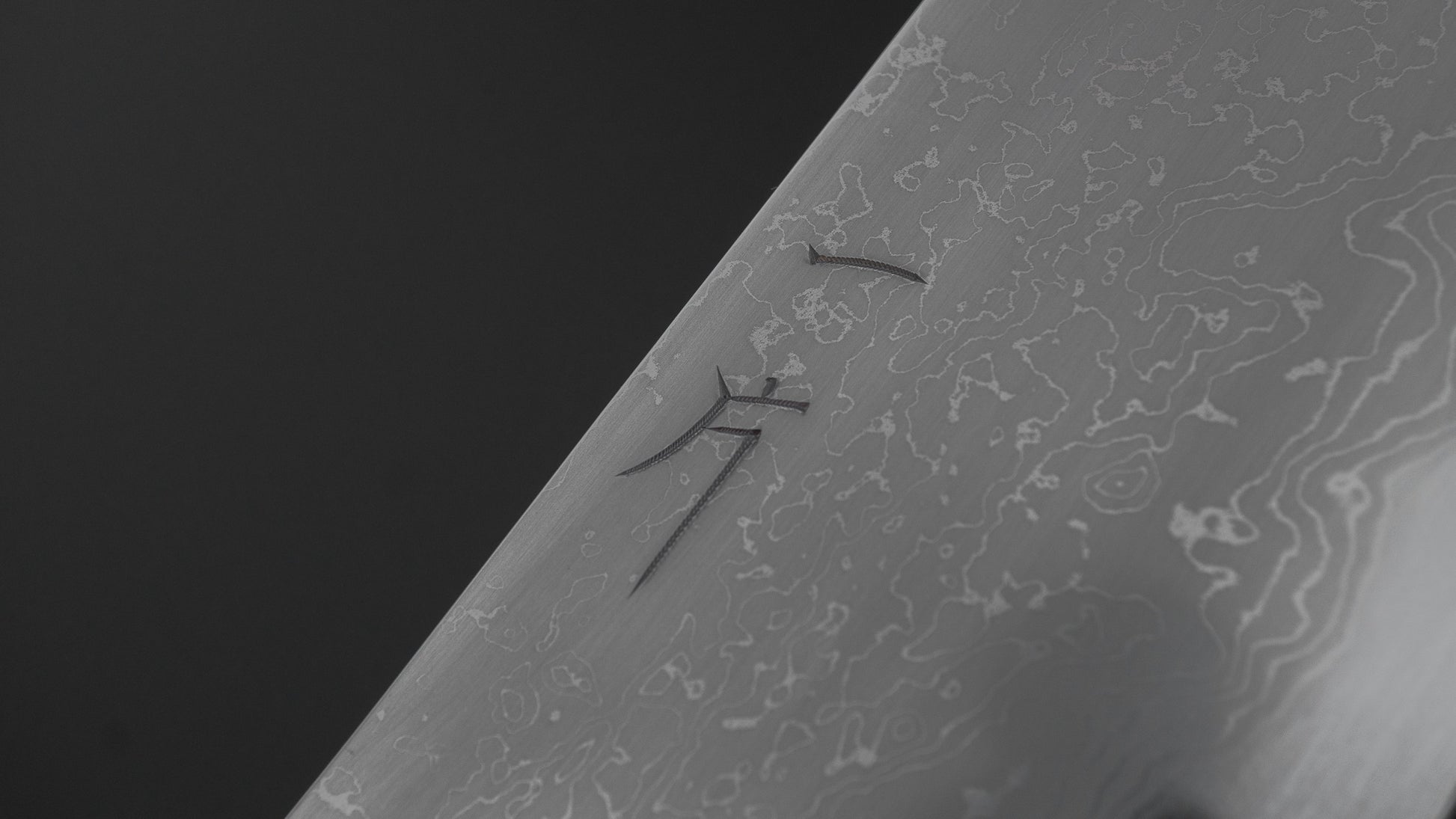 Hitohira Nigara Forged B2 Damascus Gyuto 240mm Taihei Makassar Ebony Handle