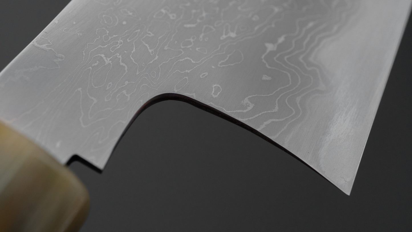 Hitohira Nigara Forged B2 Damascus Gyuto 240mm Taihei Makassar Ebony Handle