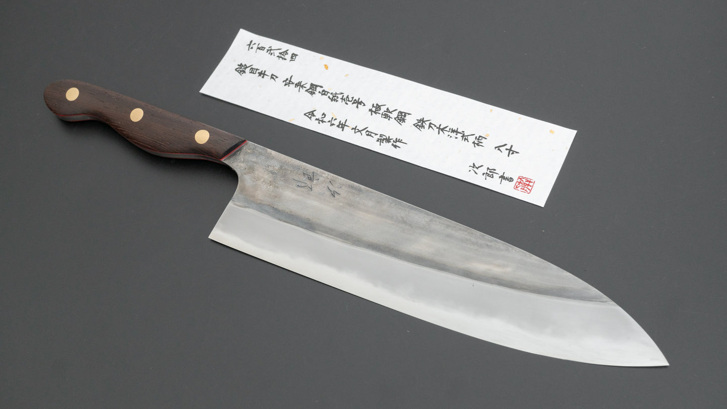 Jiro Tsuchime Yo Gyuto 240mm Tagayasan Handle (#624)