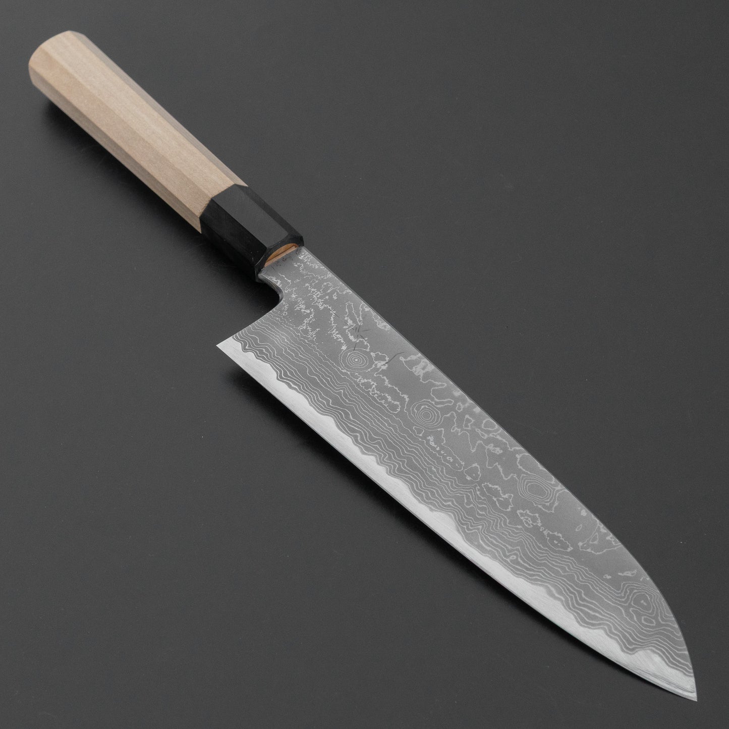 Hitohira Gorobei Kyuzo White #2 Damascus Gyuto 210mm Ho Wood Handle