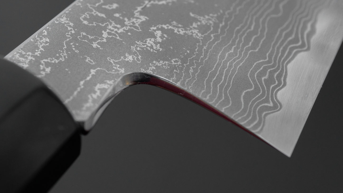 Hitohira Gorobei Kyuzo White #2 Damascus Gyuto 210mm Ho Wood Handle