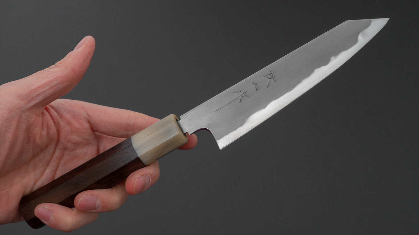 Tetsujin Blue #2 Kasumi Kiritsuke Petty 135mm Taihei Rosewood Handle