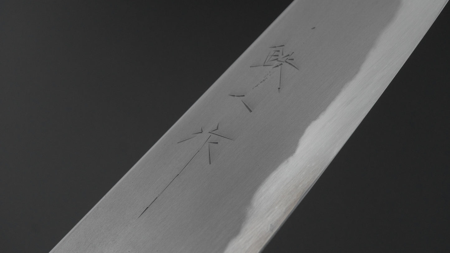 Tetsujin Blue #2 Kasumi Kiritsuke Petty 135mm Taihei Rosewood Handle