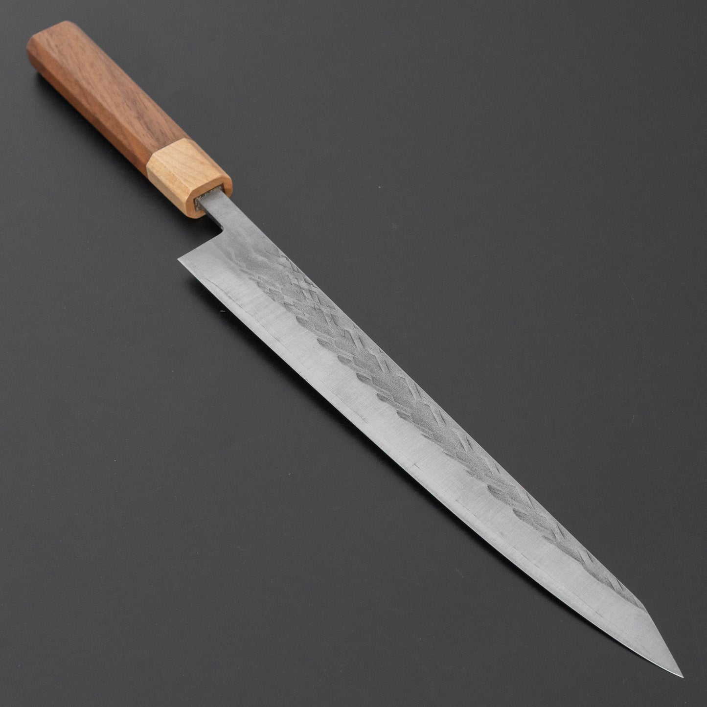 Hitohira TD SLD Tsuchime Sujihiki 270mm Walnut Handle