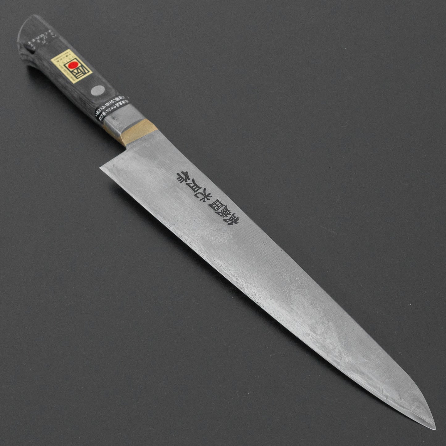 Kogetsu Carbon Sujihiki 240mm Pakka Handle