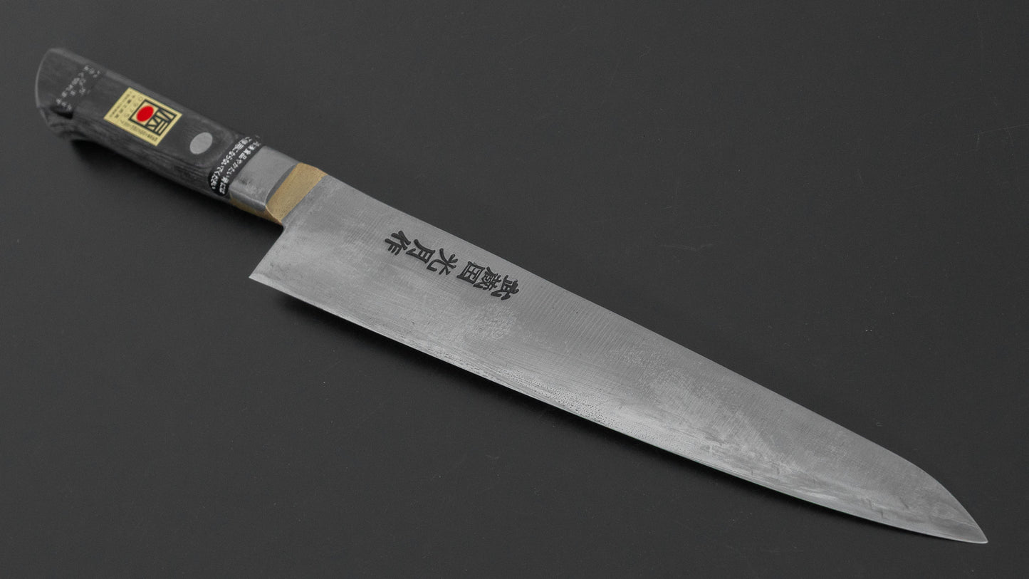 Kogetsu Carbon Sujihiki 240mm Pakka Handle