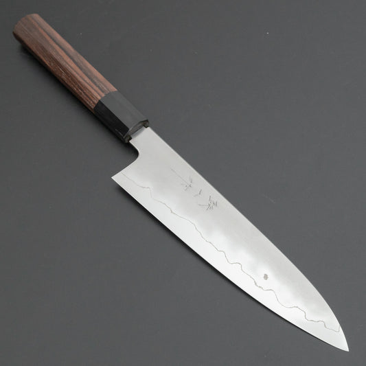 Tetsujin Silver #3 Kasumi Gyuto 210mm Taihei Makassar Ebony Handle