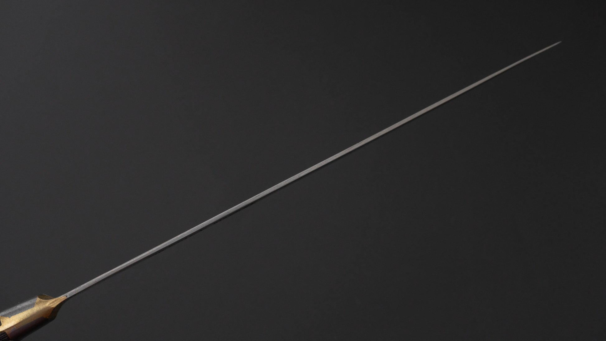 Kogetsu Carbon Sujihiki 240mm Pakka Handle