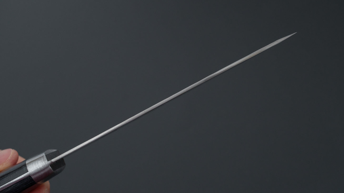 Hitohira NM V10 Tsuchime Damascus Santoku 130mm Blue Pakka Handle