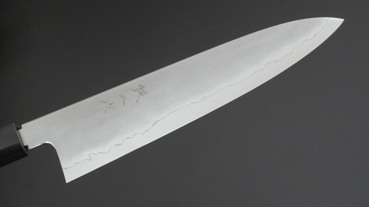 Tetsujin Silver #3 Kasumi Gyuto 240mm Taihei Makassar Ebony Handle