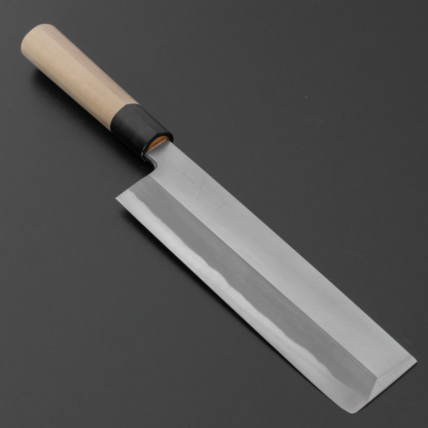 Hitohira Togashi White #2 Usuba 210mm Ho Wood Handle (D-Shape/ Saya)