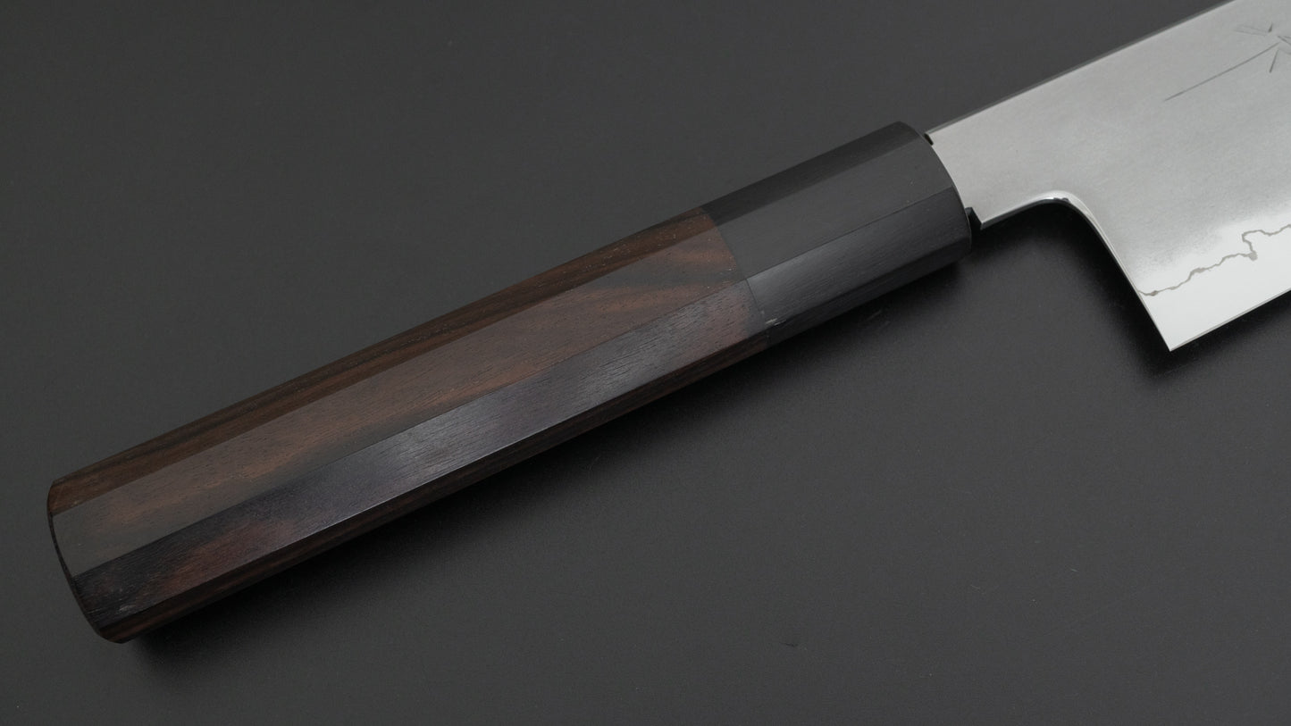 Tetsujin Silver #3 Kasumi Gyuto 240mm Taihei Makassar Ebony Handle