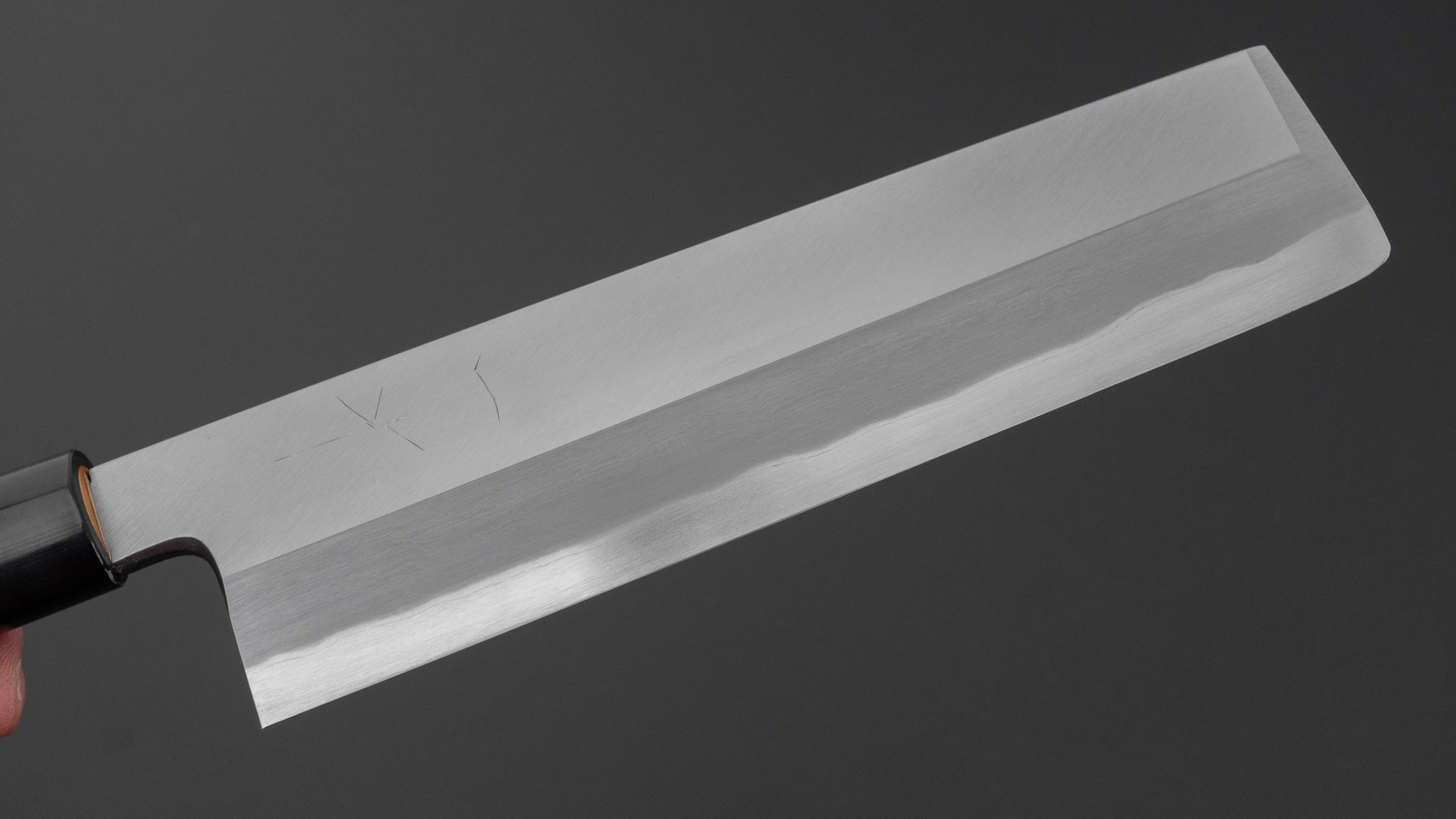 Hitohira Togashi White #2 Usuba 210mm Ho Wood Handle (D-Shape/ Saya)