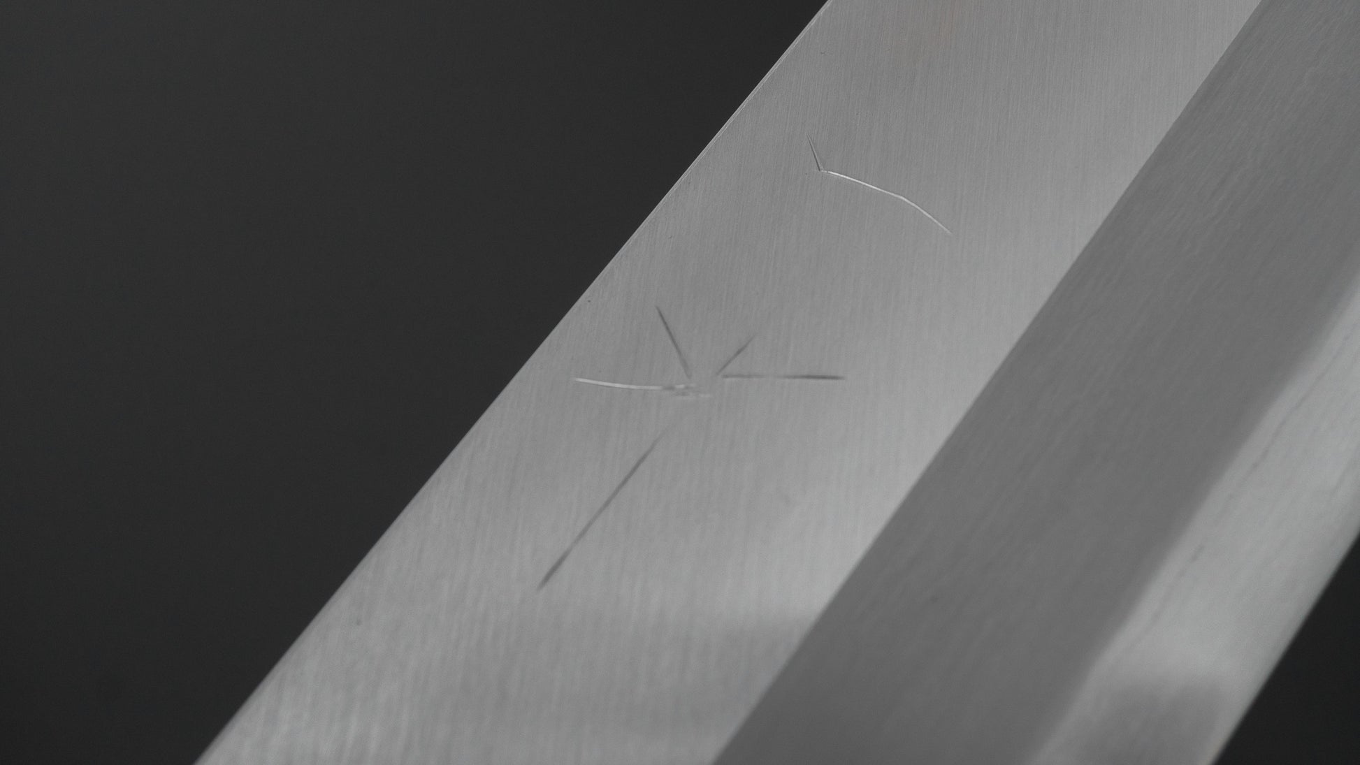 Hitohira Togashi White #2 Usuba 210mm Ho Wood Handle (D-Shape/ Saya)