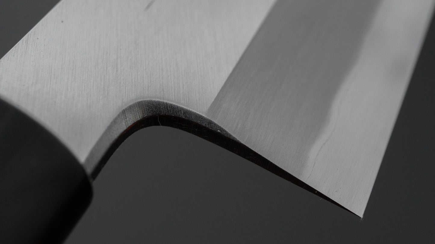 Hitohira Togashi White #2 Usuba 210mm Ho Wood Handle (D-Shape/ Saya)